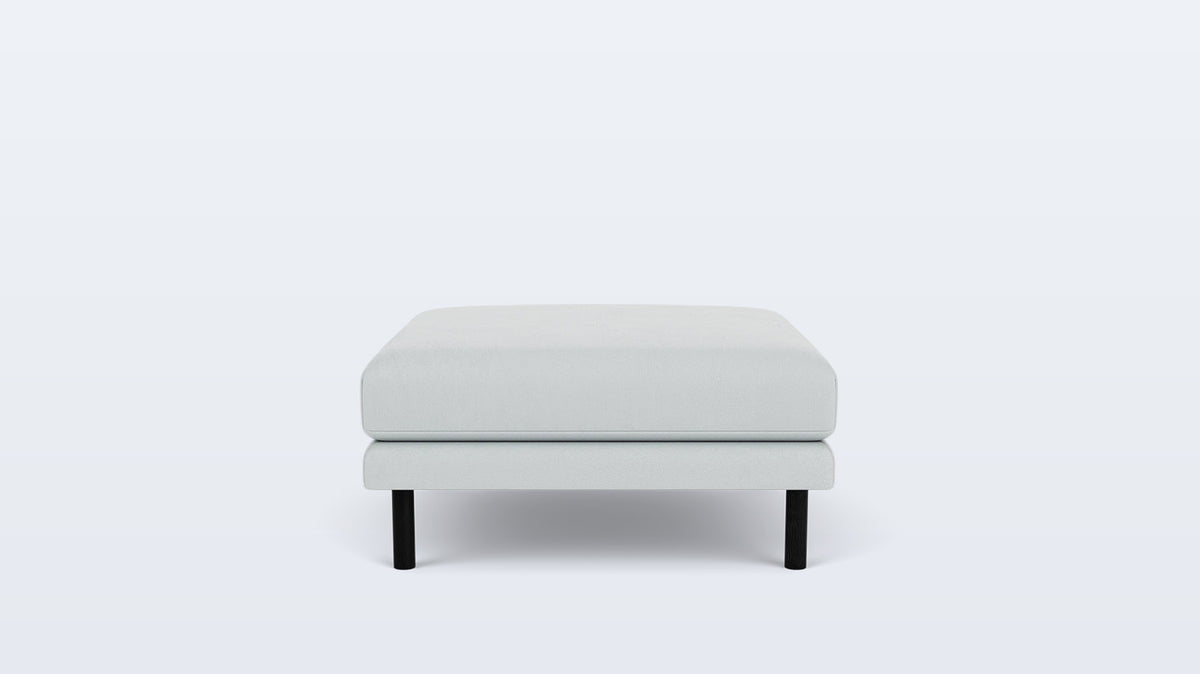 replay square ottoman - leather