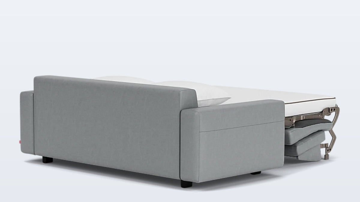 reva double sleeper sofa - leather