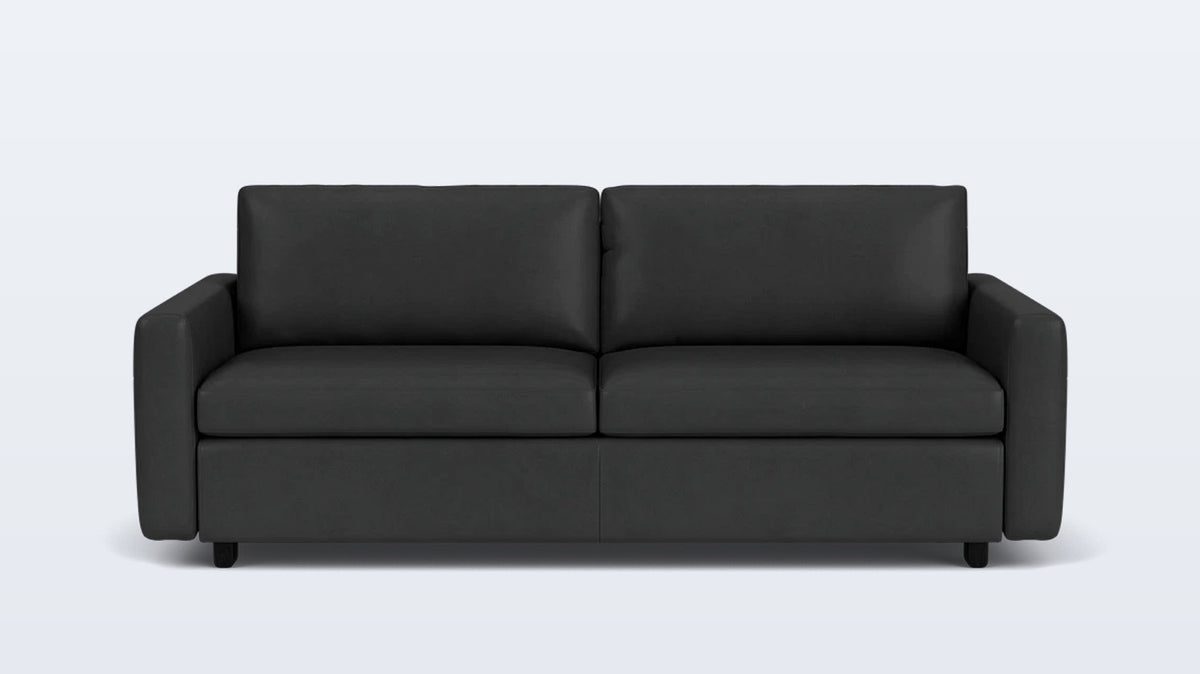 reva storage sofa - leather