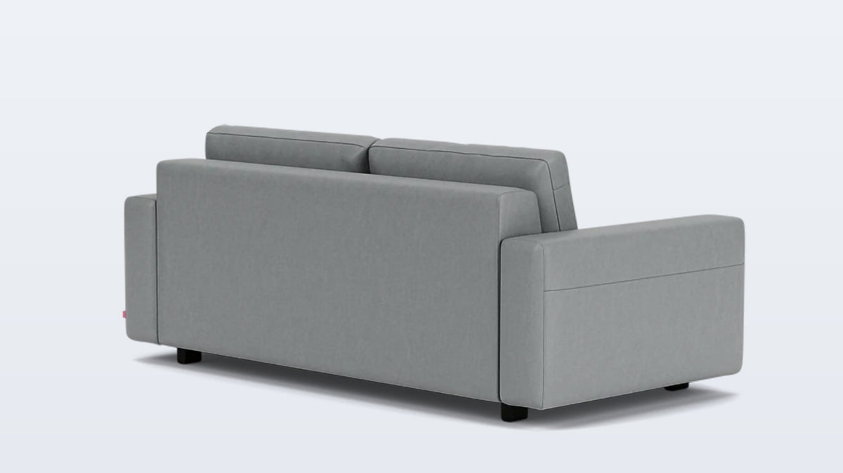 reva double sleeper sofa - leather