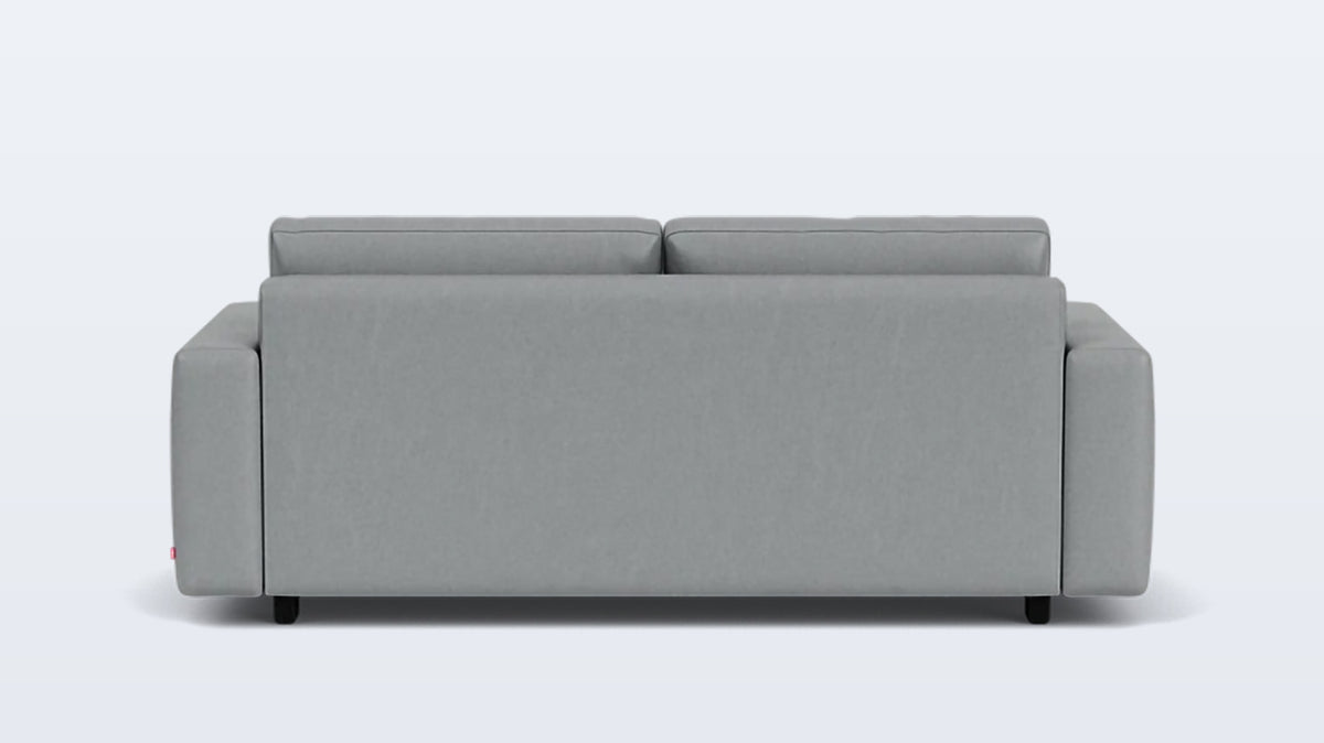 reva double sleeper sofa - leather