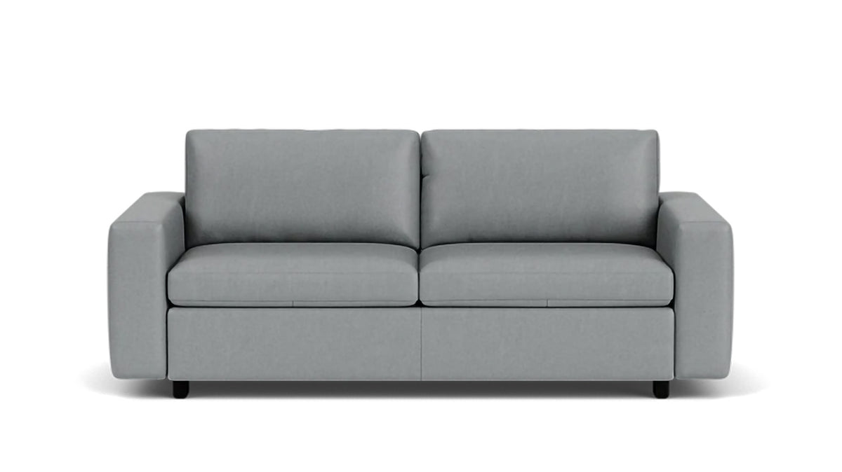 reva double sleeper sofa - leather