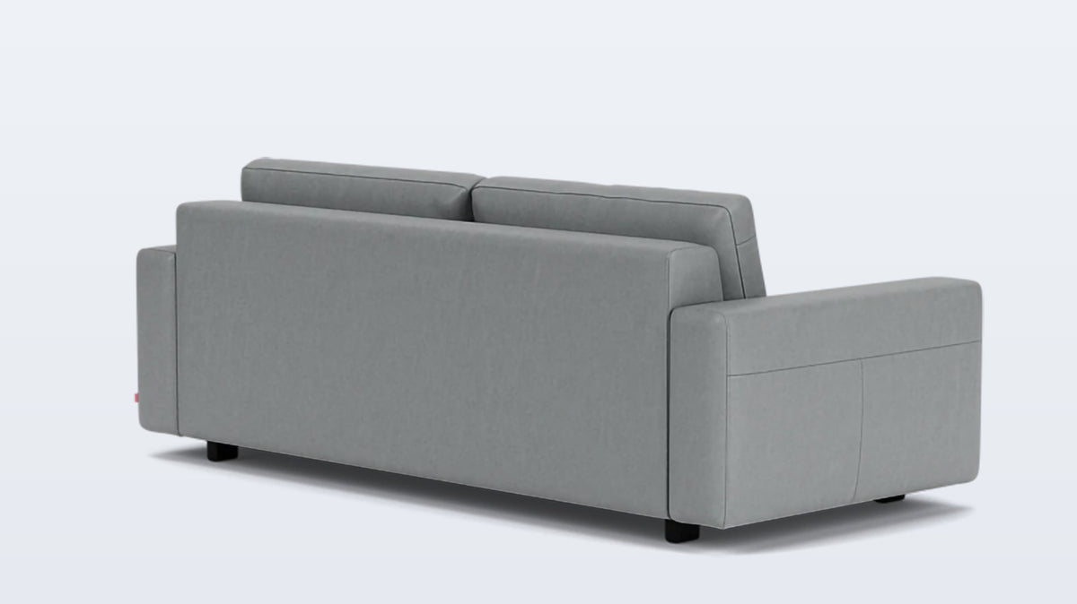 reva queen sleeper sofa - leather