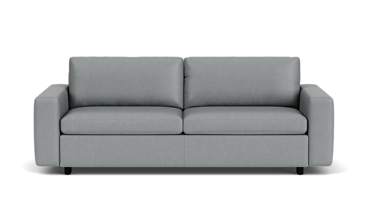 reva queen sleeper sofa - leather