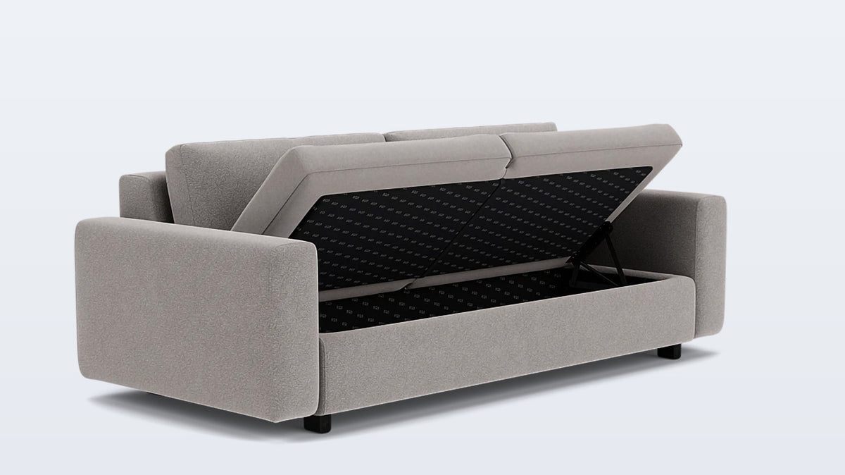 reva storage sofa - fabric