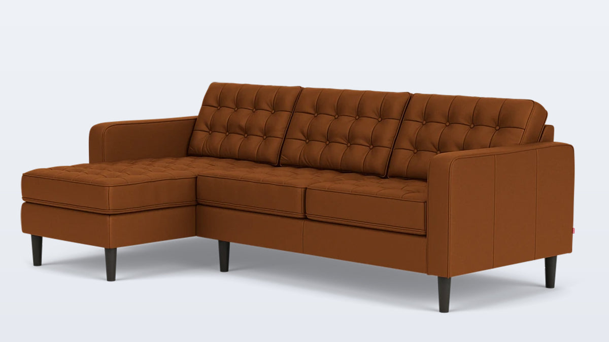 reverie 2-piece sectional - leather