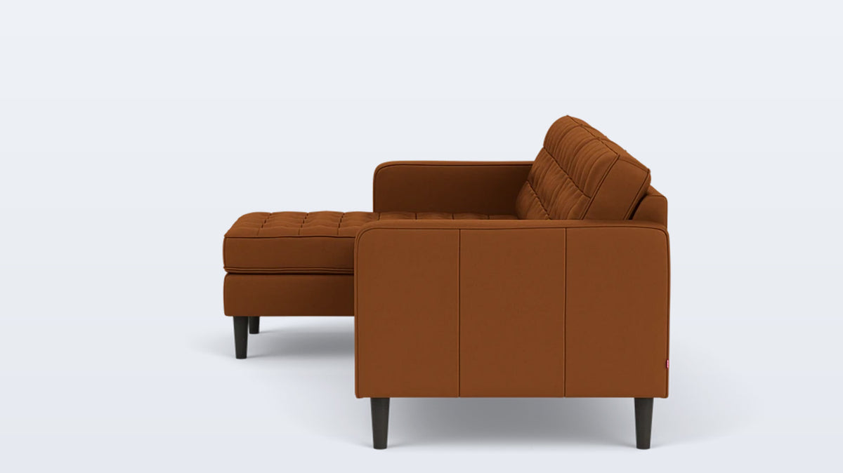 reverie 2-piece sectional - leather