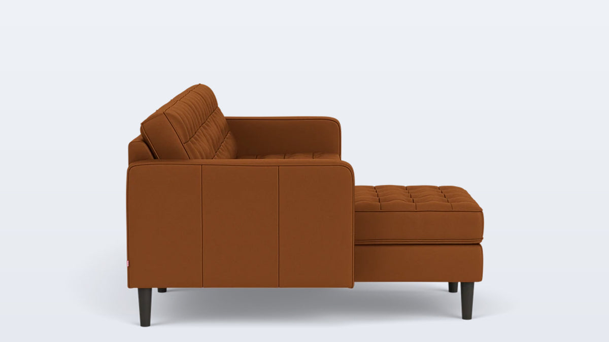 reverie 2-piece sectional - leather