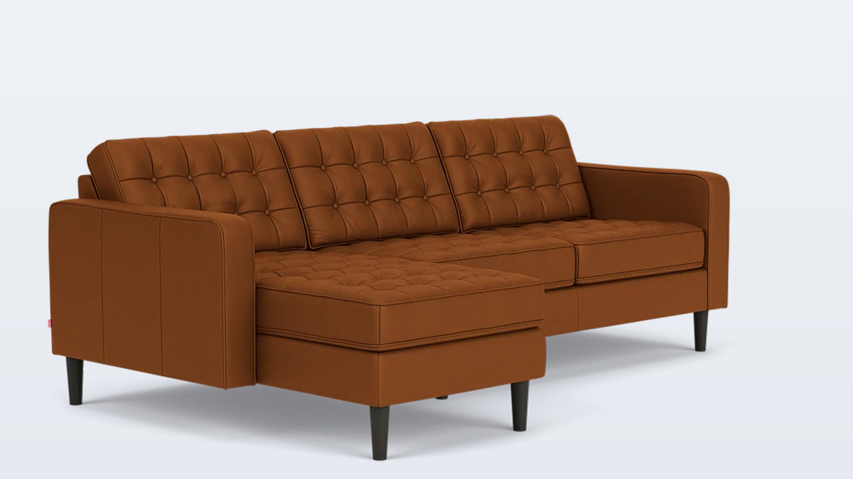 reverie 2-piece sectional - leather