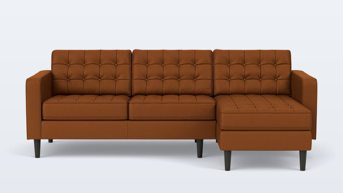 reverie 2-piece sectional - leather