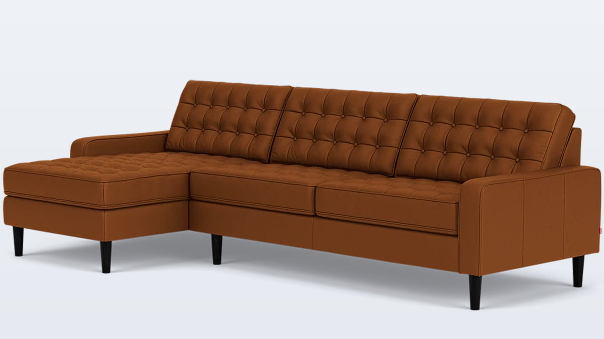 reverie 2-piece sectional - leather