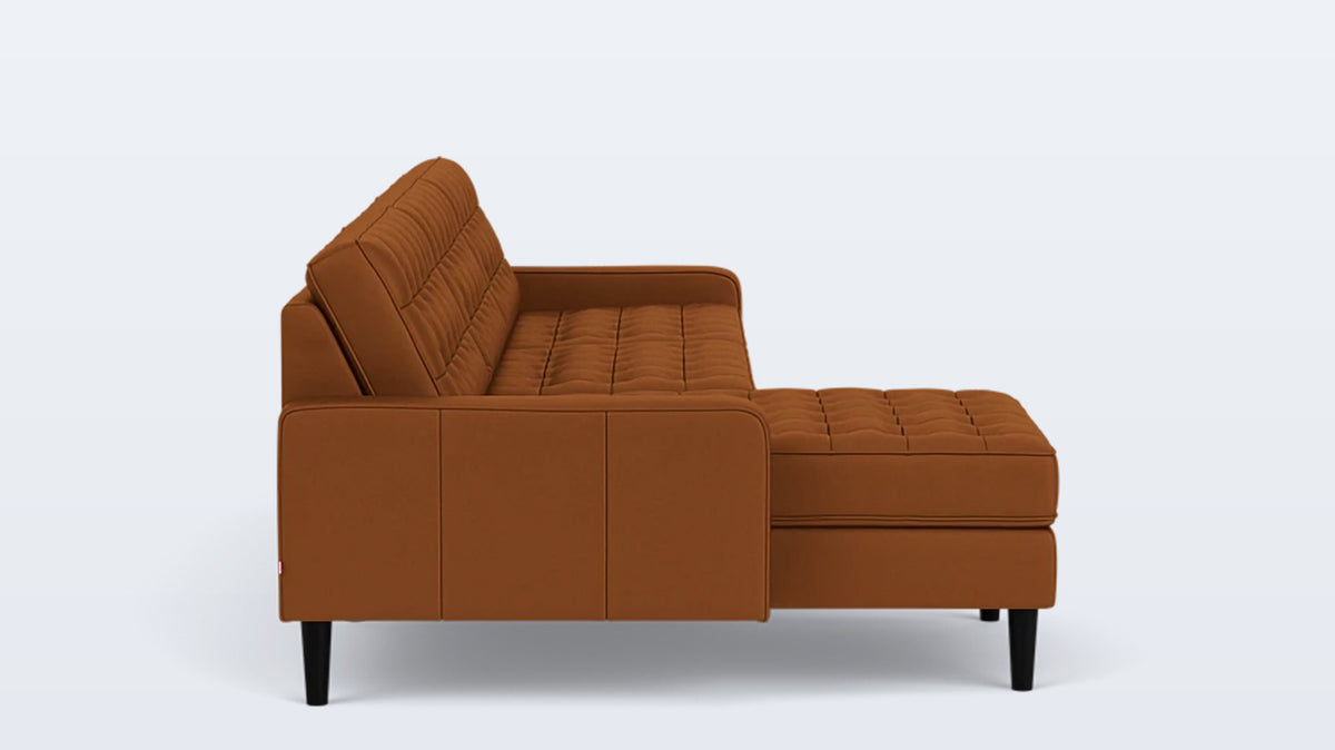 reverie 2-piece sectional - leather