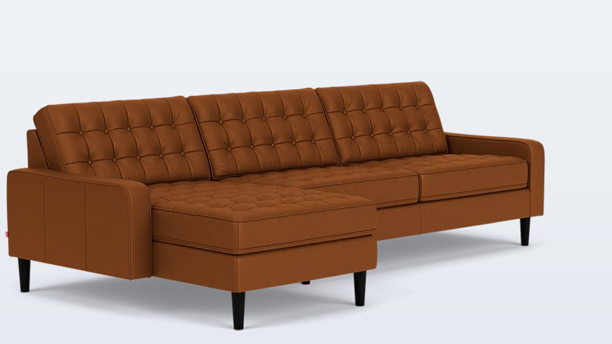 reverie 2-piece sectional - leather