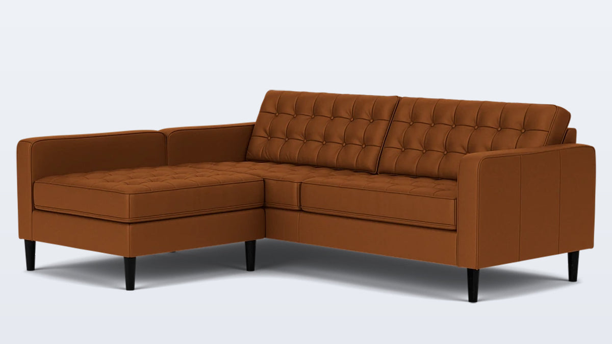 reverie 2-piece sectional - leather