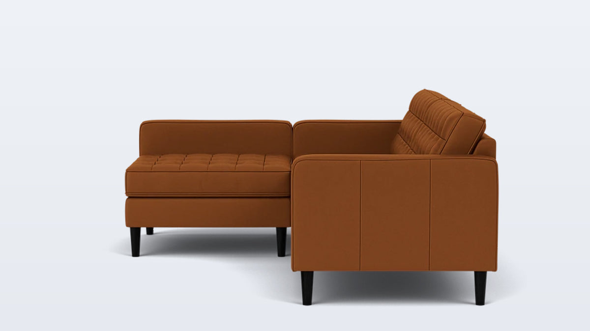 reverie 2-piece sectional - leather