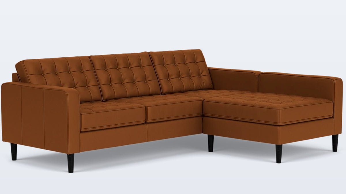 reverie 2-piece sectional - leather