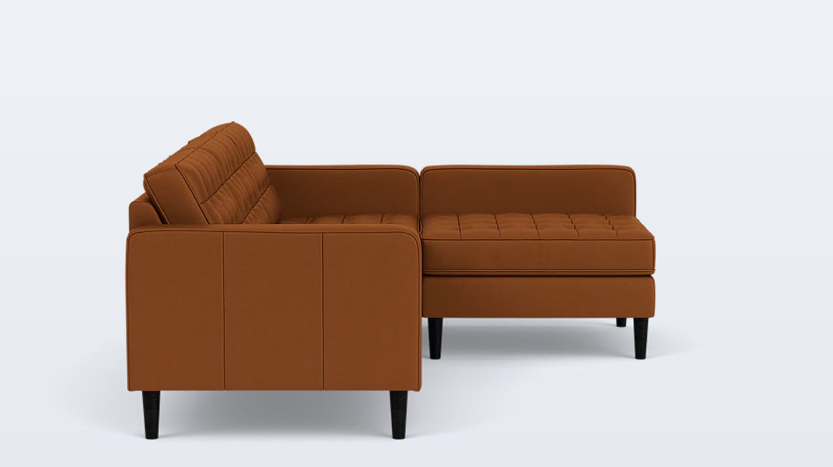 reverie 2-piece sectional - leather