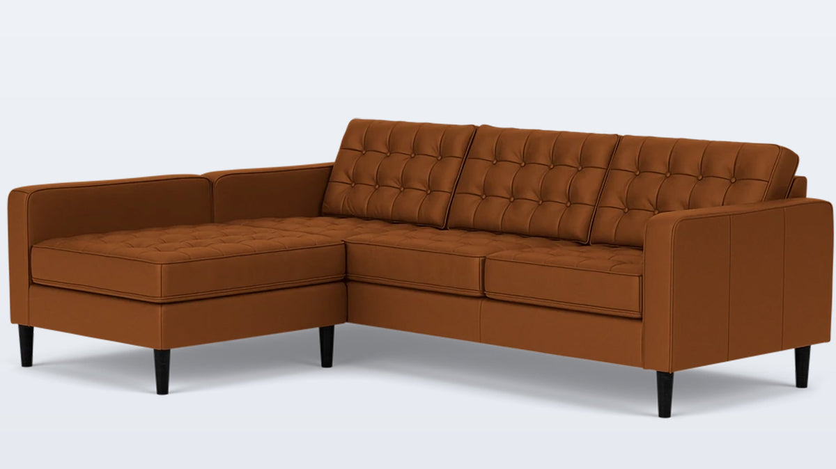 reverie 2-piece sectional - leather