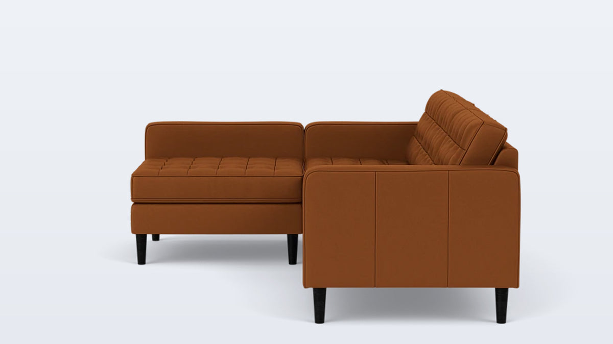 reverie 2-piece sectional - leather