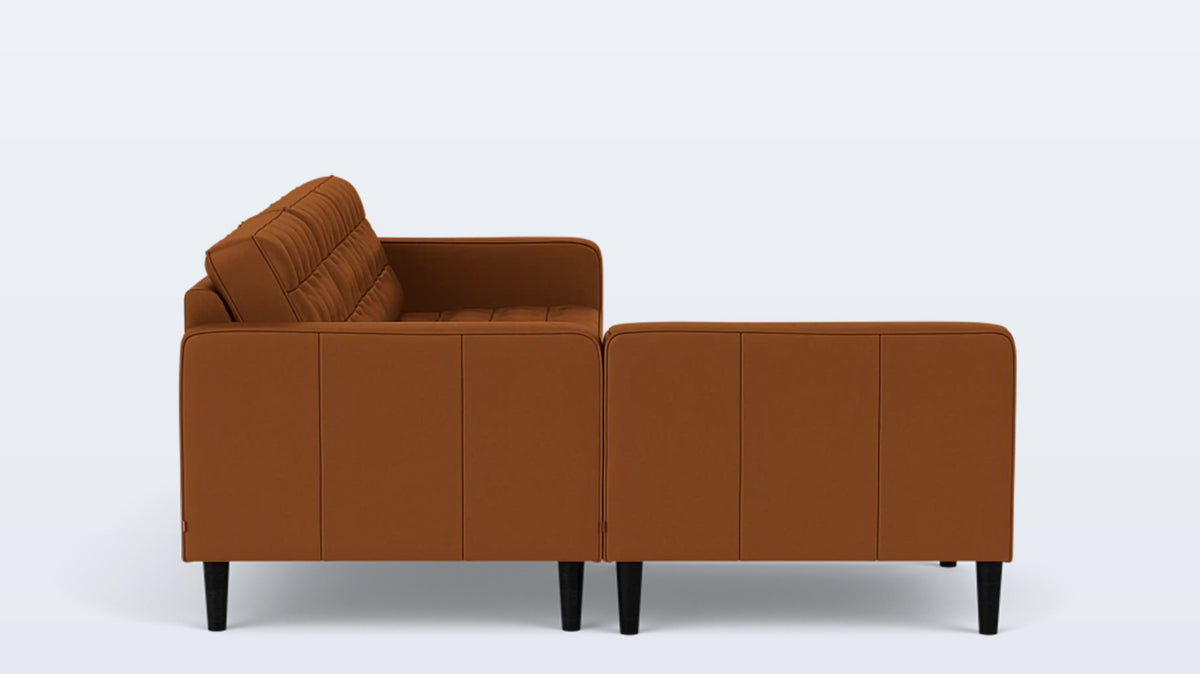 reverie 2-piece sectional - leather