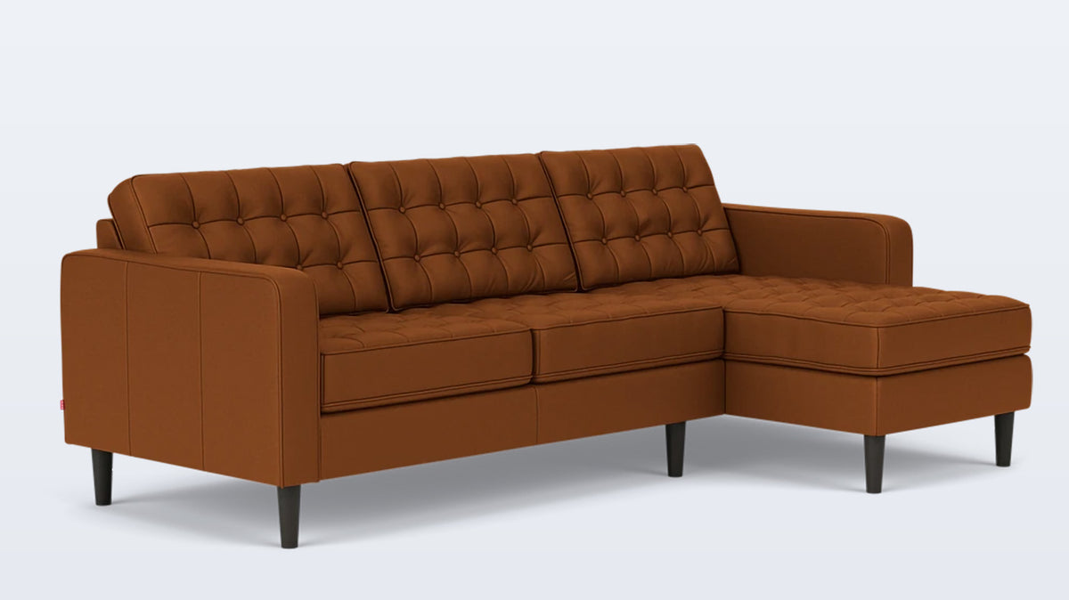 reverie 2-piece sectional - leather