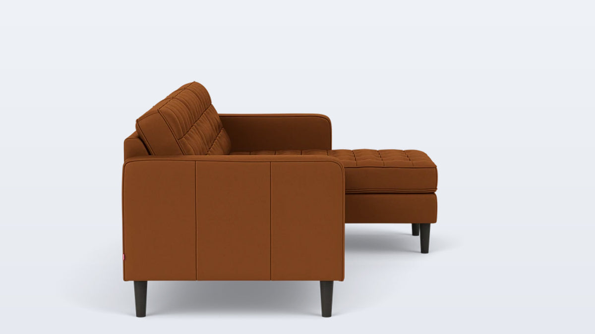 reverie 2-piece sectional - leather