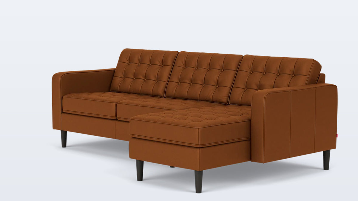 reverie 2-piece sectional - leather