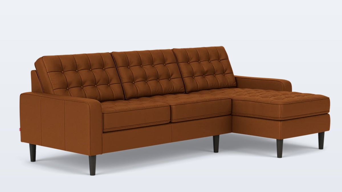 reverie 2-piece sectional - leather