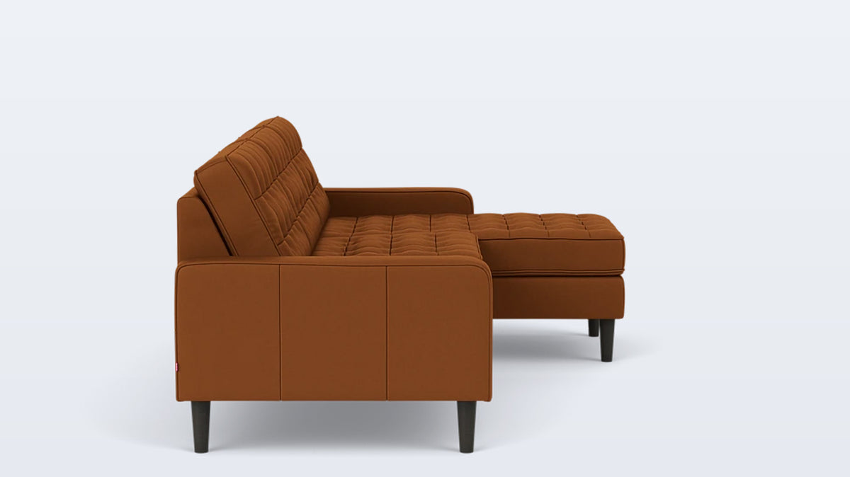 reverie 2-piece sectional - leather