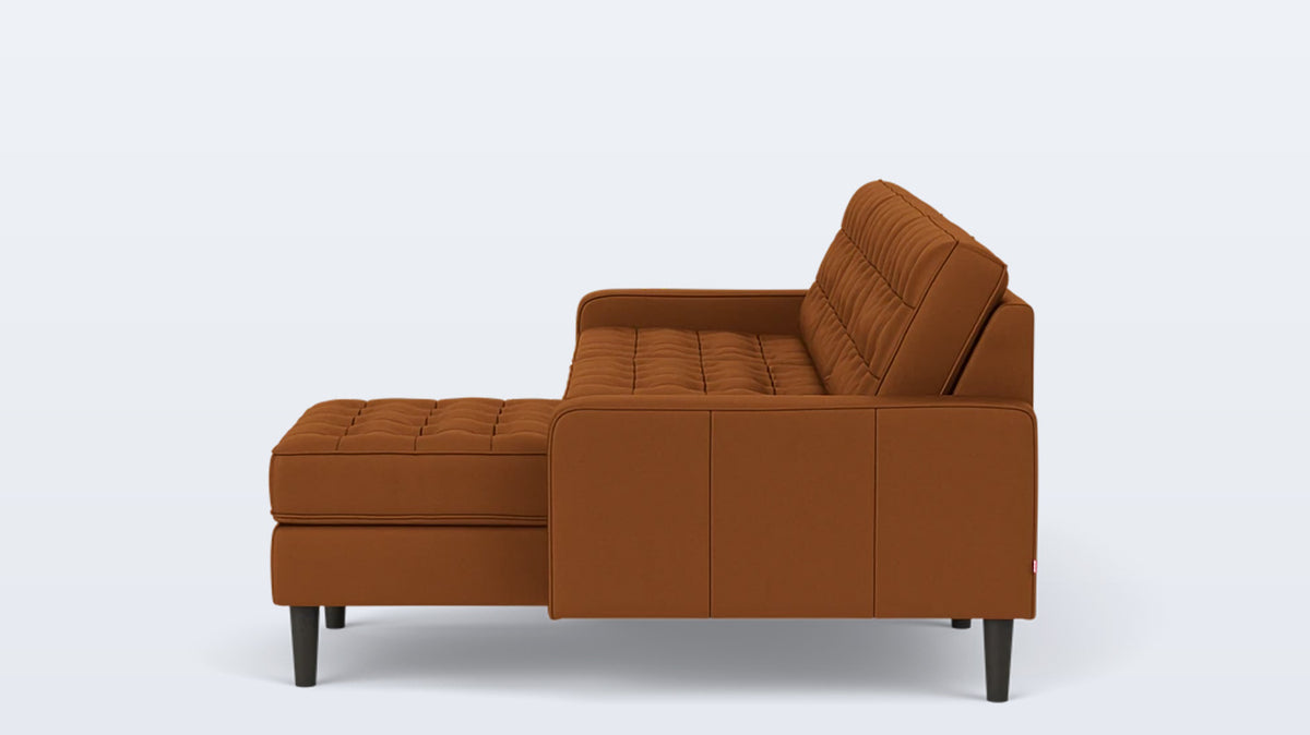 reverie 2-piece sectional - leather