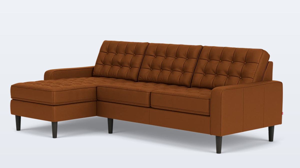 reverie 2-piece sectional - leather