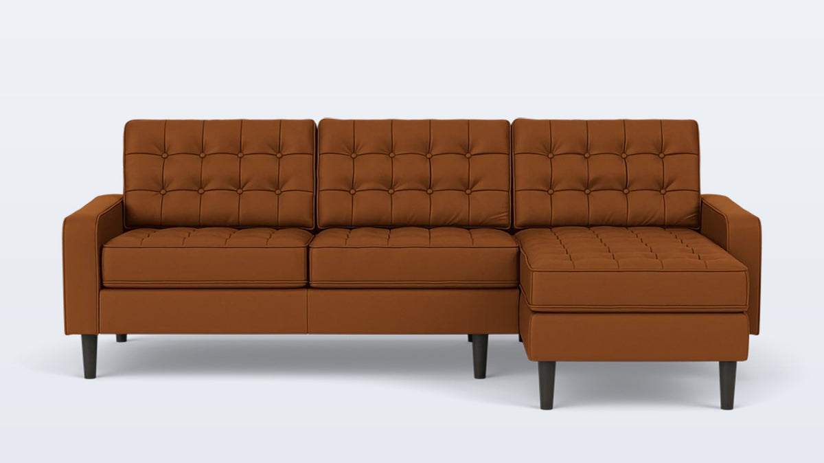 reverie 2-piece sectional - leather