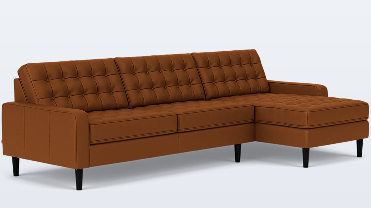 reverie 2-piece sectional - leather