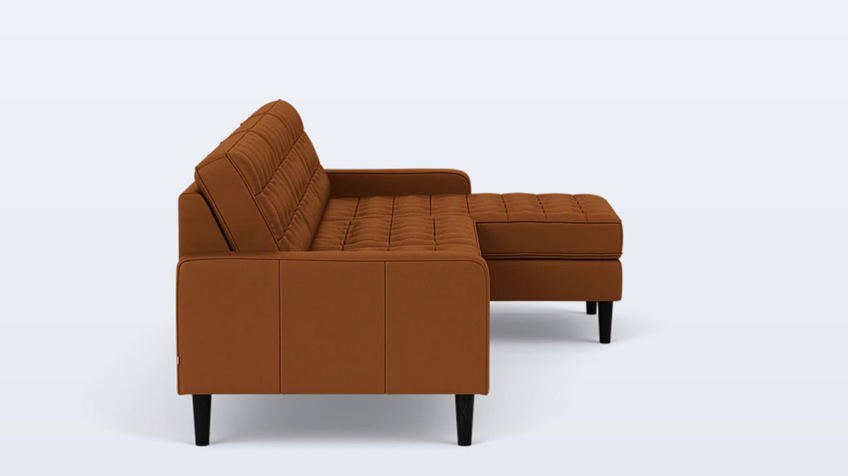 reverie 2-piece sectional - leather