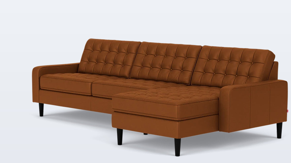 reverie 2-piece sectional - leather