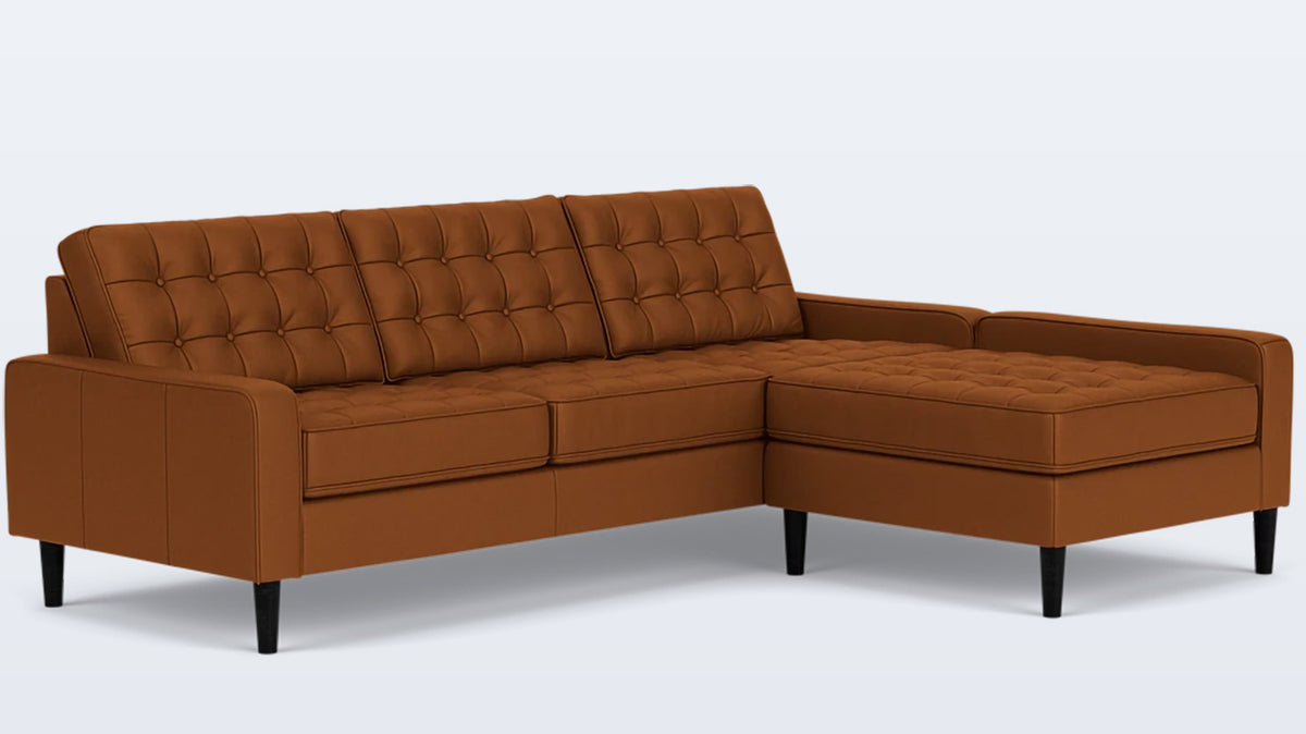 reverie 2-piece sectional - leather