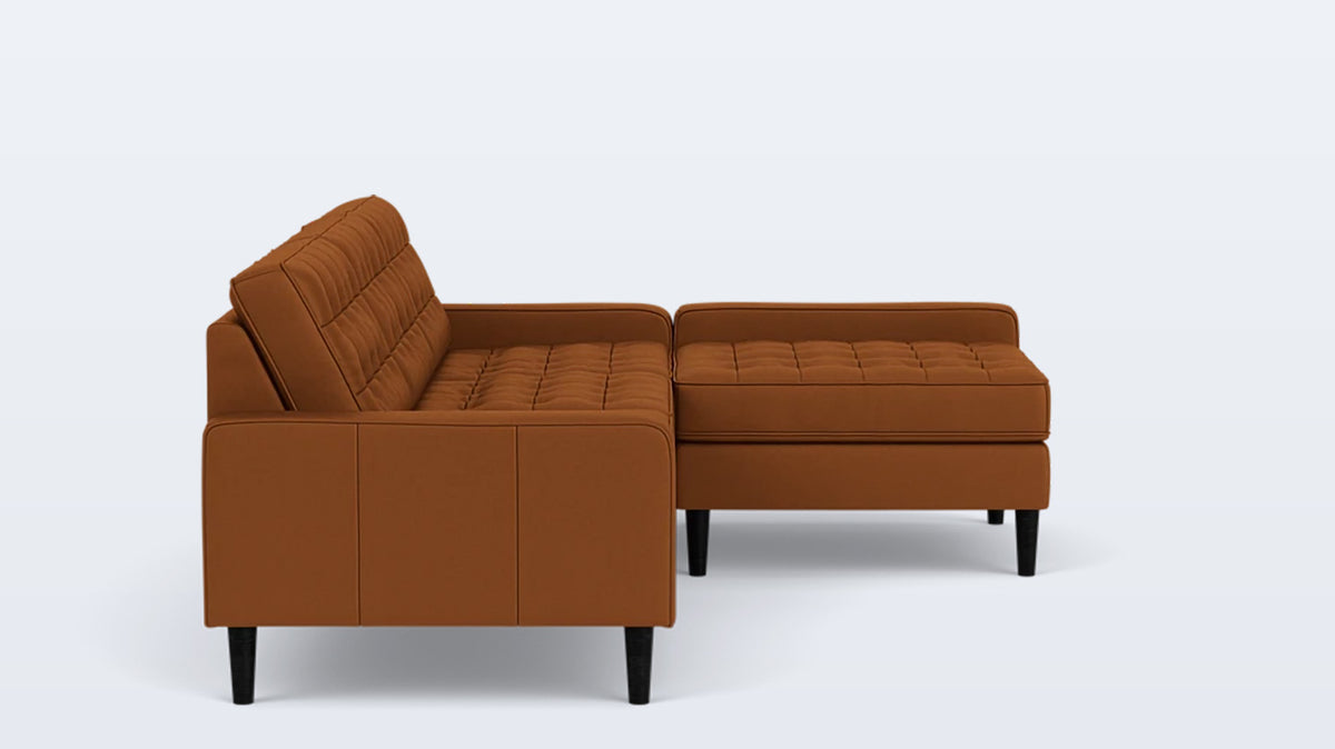 reverie 2-piece sectional - leather