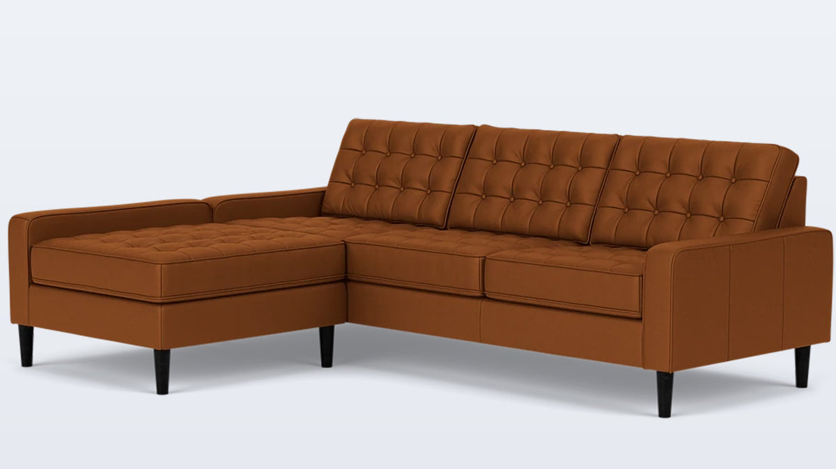 reverie 2-piece sectional - leather