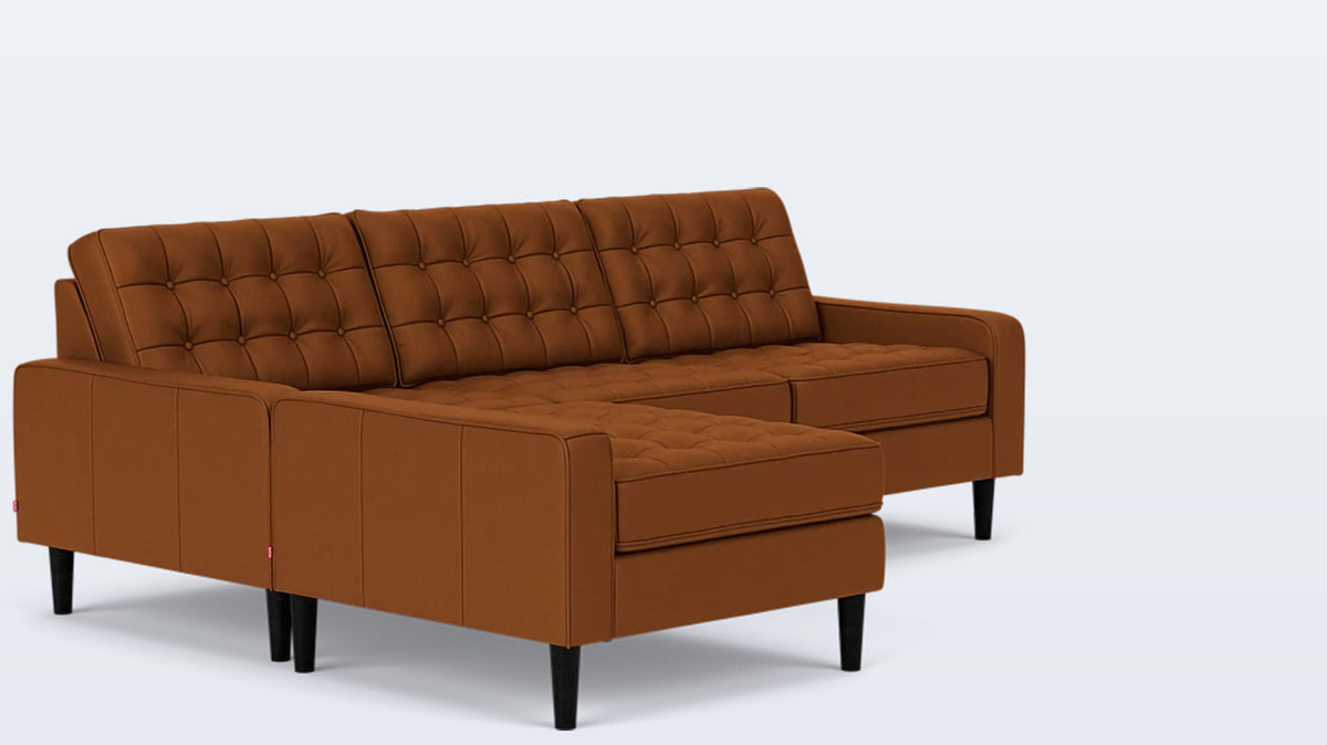 reverie 2-piece sectional - leather