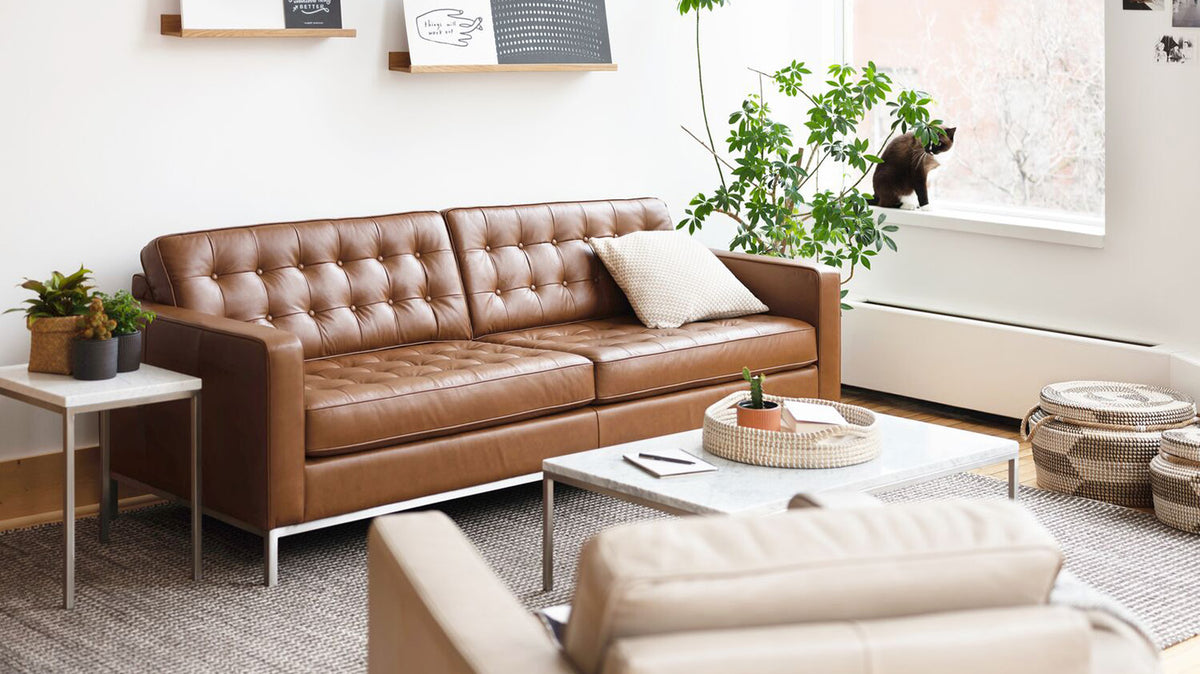 reverie 86&quot; sofa - leather