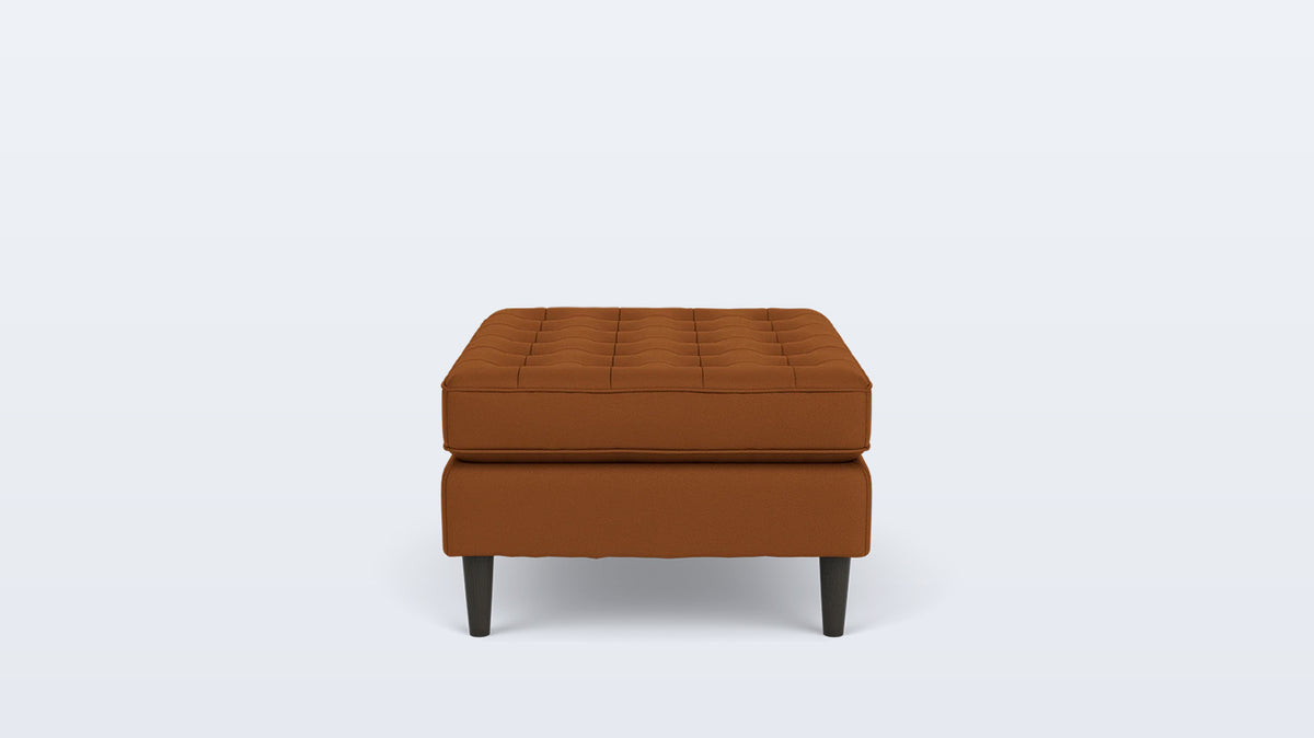 reverie ottoman - leather