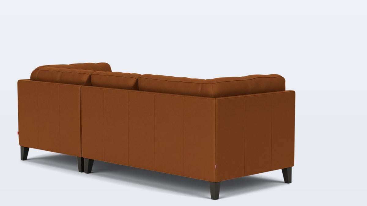 salema 2-piece sectional - leather