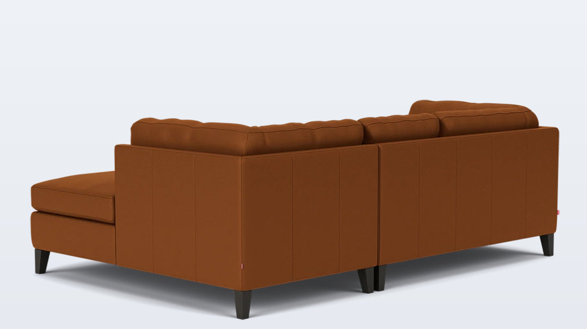 salema 2-piece sectional - leather