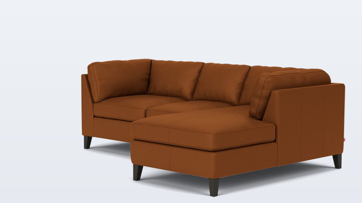 salema 2-piece sectional - leather