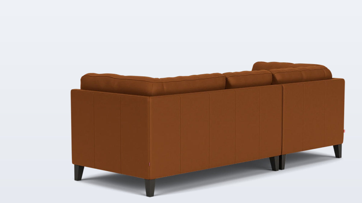 salema 2-piece sectional - leather