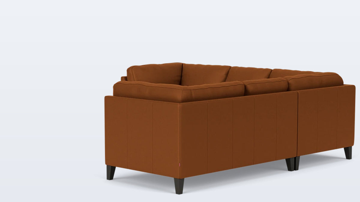 salema 2-piece sectional - leather