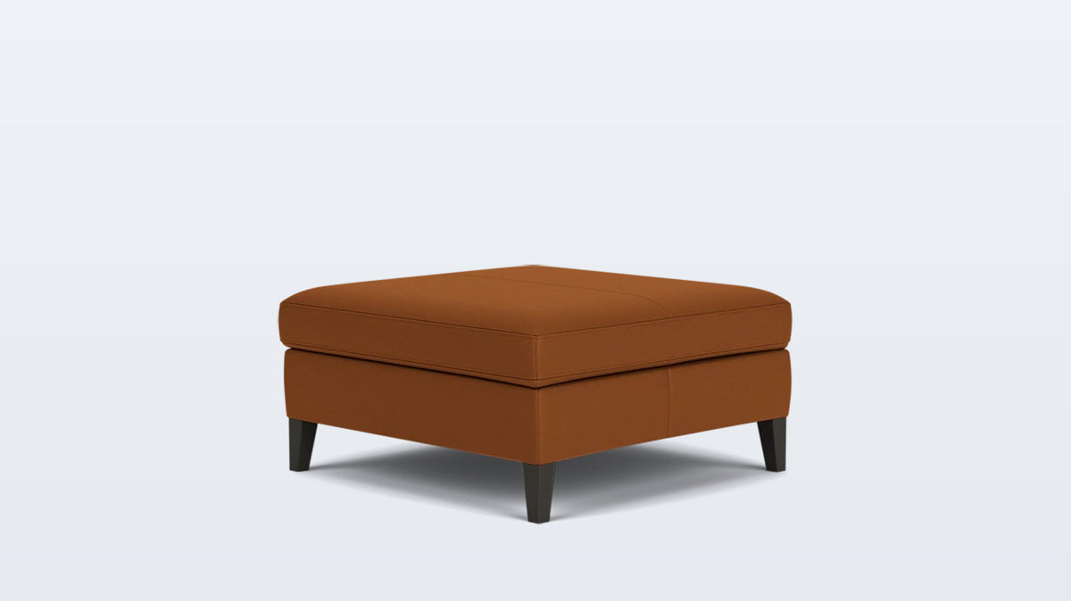 salema modular storage ottoman - leather