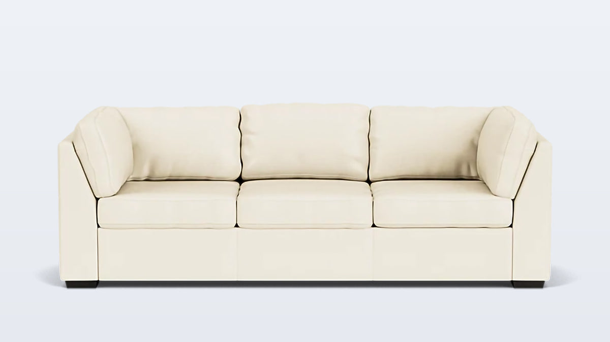 salema sleeper sofa - leather