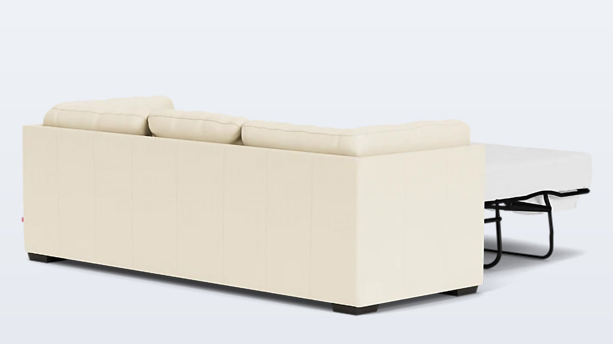 salema sleeper sofa - leather