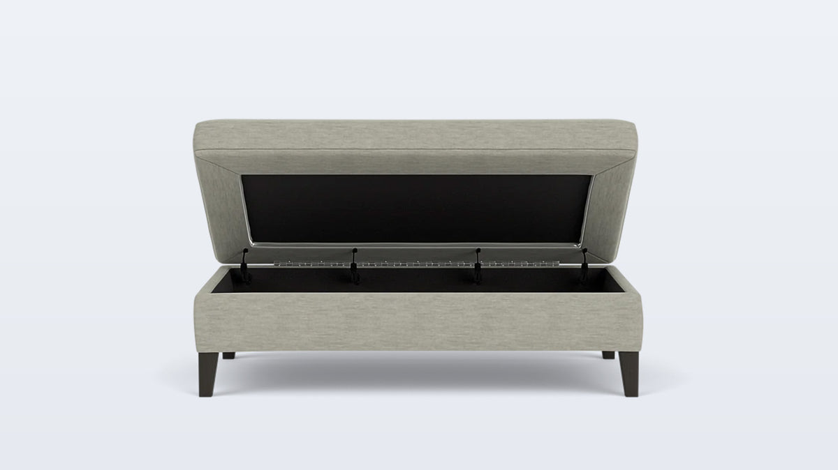 salema storage ottoman - fabric